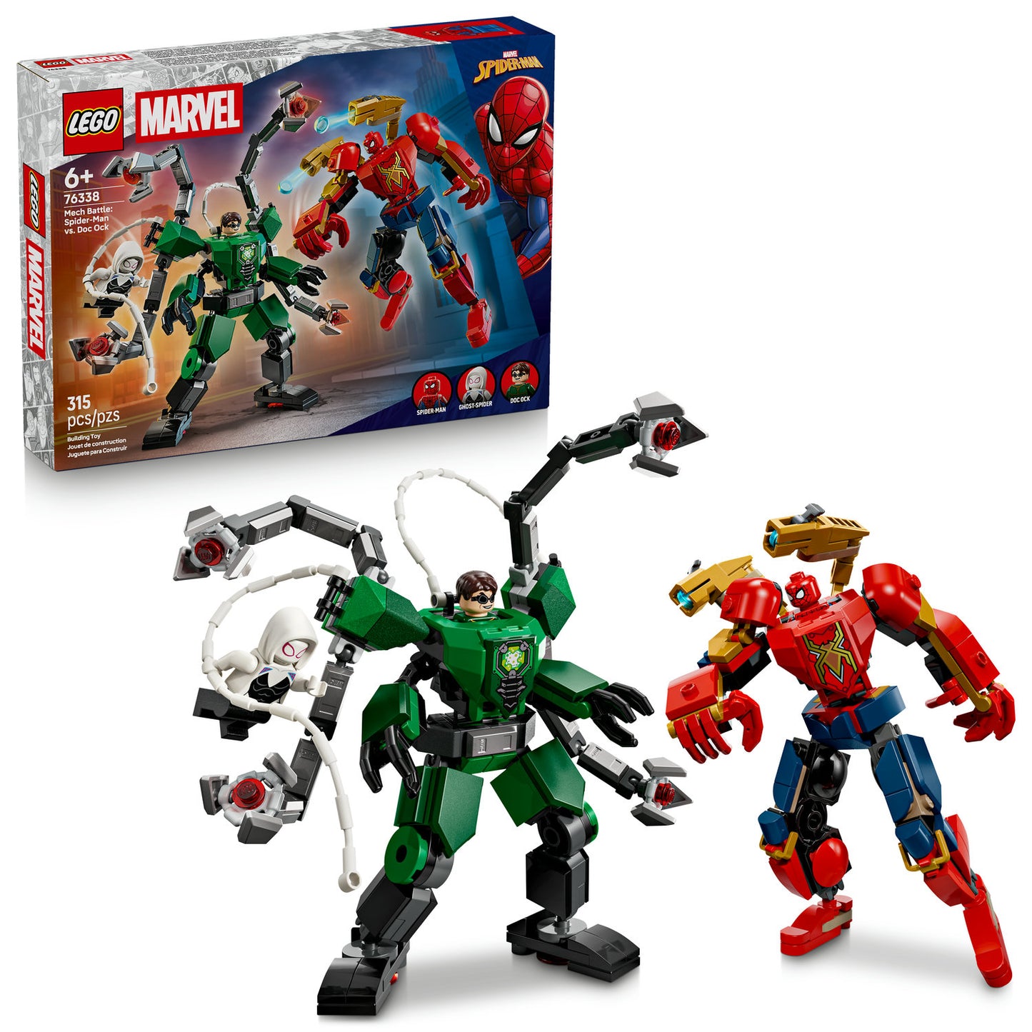 76338 Mech Battle: Spider-Man vs. Doc Ock