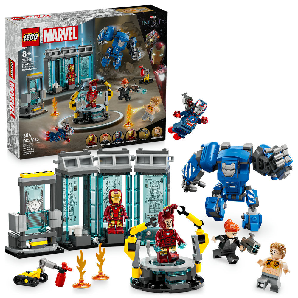 76315 iron Man's Laboratory: Hall of Armor