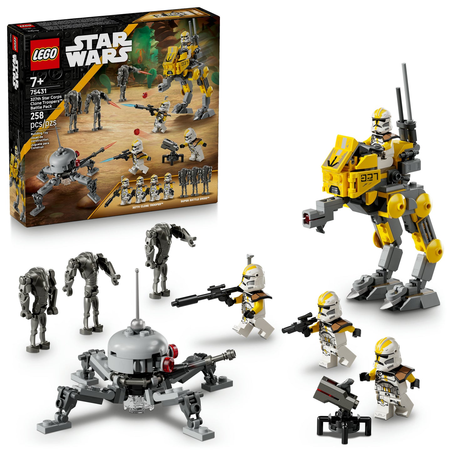 75431 327th Star Corps Clone Troopers Battle Pack
