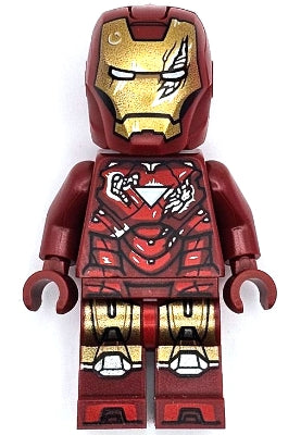 sh0923 Iron Man - Mark 6 Armor, Large Helmet Visor, Battle Damage