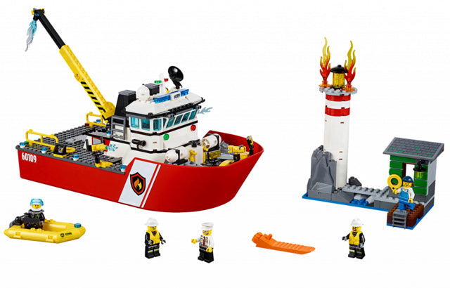 60109 Fire Boat missing 2 figs