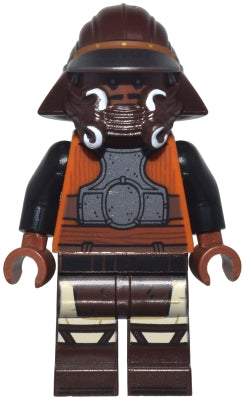 sw1369 Lando Calrissian - Skiff Guard, Dark Brown Printed Legs
