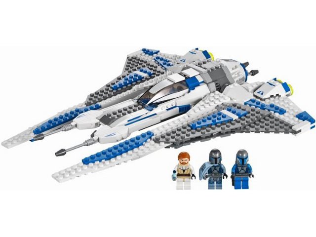 9525 Pre Vizsla's Mandalorian Fighter- no figs