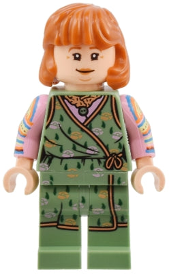 hp508 Molly Weasley - Sand Green Floral Robe