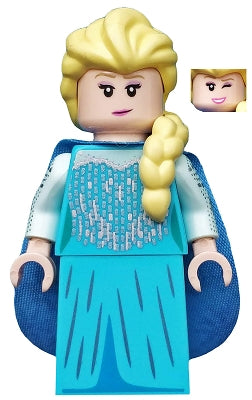 dis032 Elsa, Disney, Series 2 (Minifigure Only without Stand and Accessories)