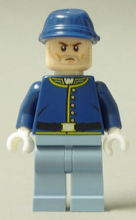 tlr020 Cavalry Soldier - Brown Eyebrows, Stubble