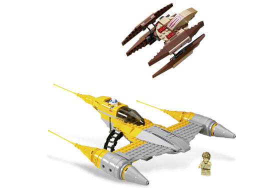 7660 Naboo N-1 Starfighter and Vulture Droid- missing naboo pilot