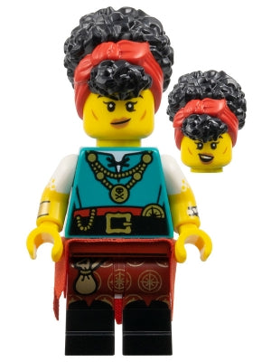 col458 Pirate Quartermaster, Series 27 (Minifigure Only without Stand and Accessories)