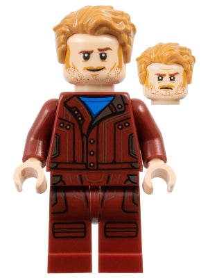 sh0975 Star-Lord - Dark Red Printed Legs