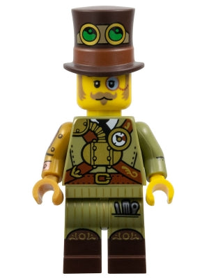 col460 Steampunk Inventor, Series 27 (Minifigure Only without Stand and Accessories)