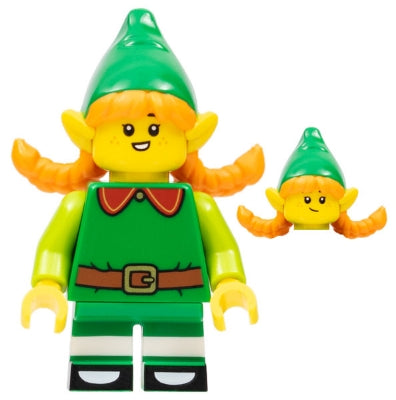 col402 Holiday Elf, Series 23 (Minifigure Only without Stand and Accessories)