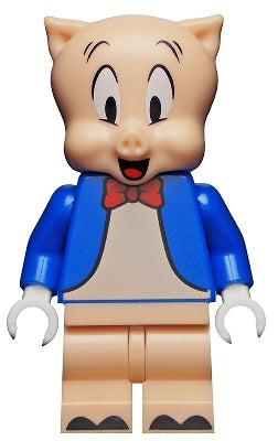 collt12 Porky Pig, Looney Tunes (Minifigure Only without Stand and Accessories)