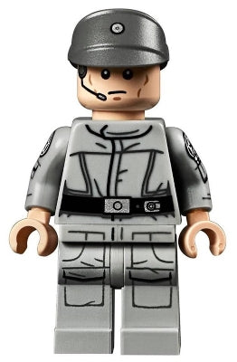 sw1044 Imperial Crew - Dark Bluish Gray Cap, Printed Arms