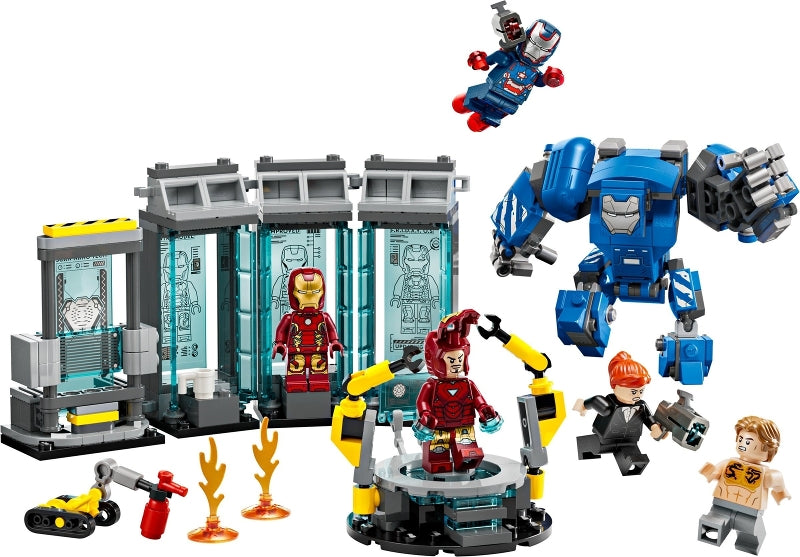 76315 Iron Man's Laboratory: Hall of Armor- blue side mech only