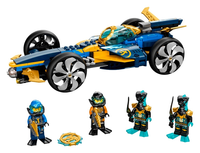 71752 Ninja Sub Speeder missing 3 figs