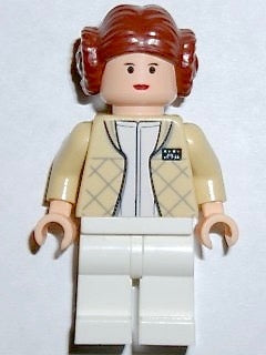 sw0113 Princess Leia - Hoth Outfit, Textured Hair with Buns
