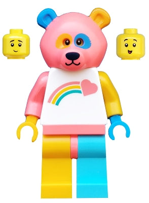 col356 Bear Costume Guy, Series 19 (Minifigure Only without Stand and Accessories)