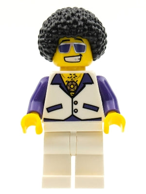 col029 Disco Dude, Series 2 (Minifigure Only without Stand and Accessories)