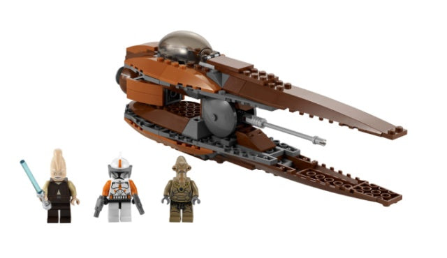 7959 Geonosian Starfighter- no figs, missing pieces