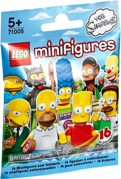 71005 Minifigure, The Simpsons, Series 1 (Complete Random Set of 1 Minifigure)