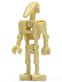 sw0001c Battle Droid - Tan, Angled Arm and Straight Arm