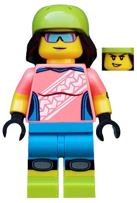 col357 Mountain Biker, Series 19 (Minifigure Only without Stand and Accessories)