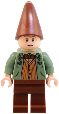 hp514 Arthur Weasley - Sand Green Open Jacket, Reddish Brown Legs and Hat
