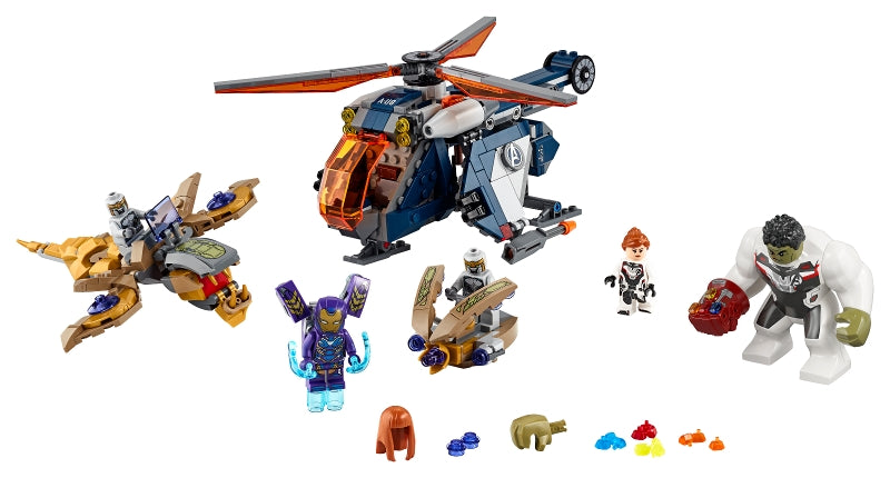 76144 Avengers Hulk Helicopter Rescue- widow only