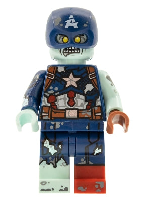 colmar09 Zombie Captain America, Marvel Studios, Series 1 (Minifigure Only without Stand and Accessories)