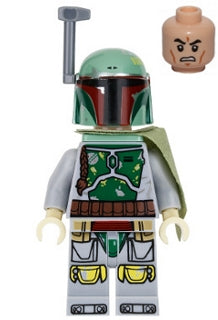 sw0822 Boba Fett - Clone Head- missing cape