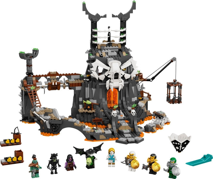 71722 Skull Sorcerer's Dungeons- missing 4 figs
