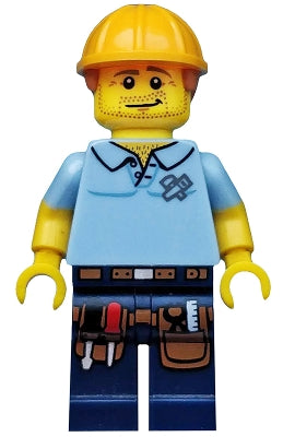 col203 Carpenter, Series 13 (Minifigure Only without Stand and Accessories)