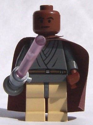 sw0133 Mace Windu - Trans-Light Purple Light-Up Lightsaber