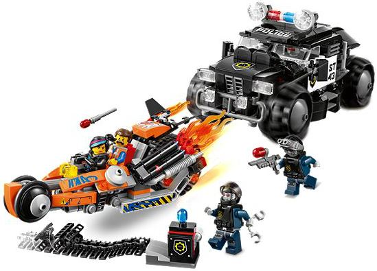 70808 Super Cycle Chase- police car only, 1 fig