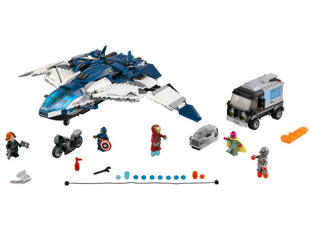 76032 The Avengers Quinjet City Chase- iron man and captain america only