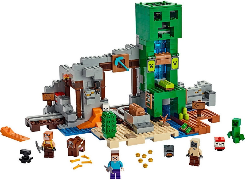 21155 The Creeper Mine missing 3 figs
