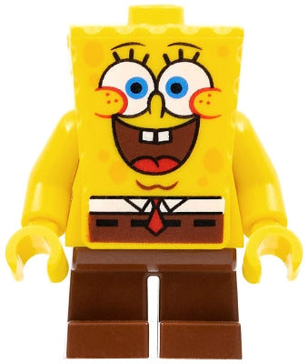 bob028 SpongeBob - Large Grin and Black Eyebrows