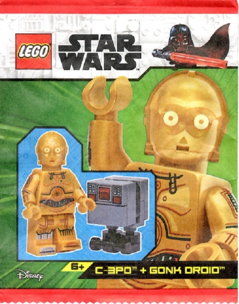 912310 C-3PO and Gonk Droid paper bag