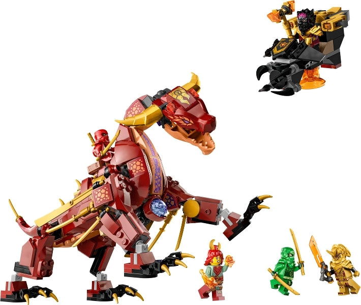 71793 Heatwave Transforming Lava Dragon- no figs