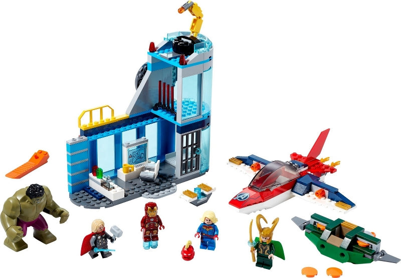 76152 Avengers Wrath of Loki- no figs, vehicles only