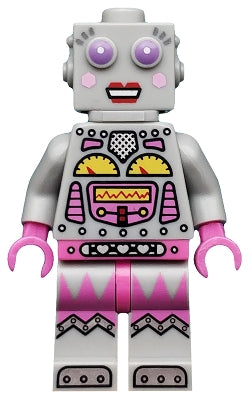 col178 Lady Robot, Series 11 (Minifigure Only without Stand and Accessories)