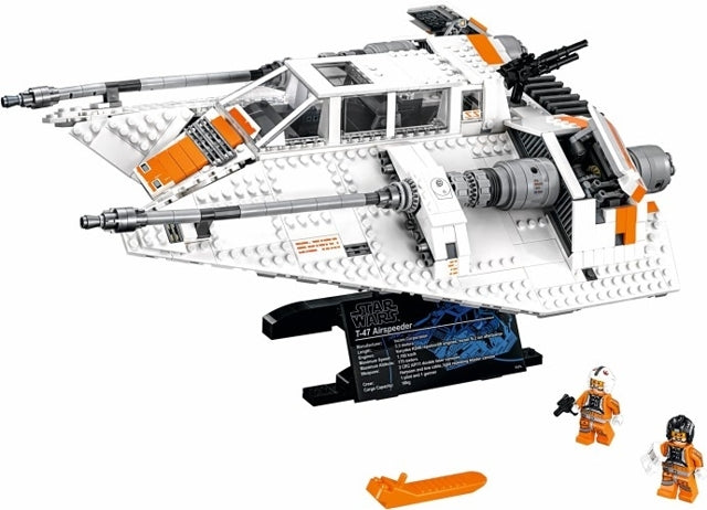 75144 Snowspeeder - UCS- yellowed, missing figs