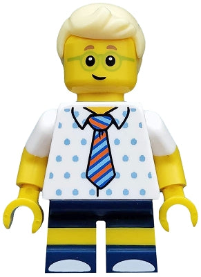 col327 Birthday Party Boy, Series 18 (Minifigure Only without Stand and Accessories)