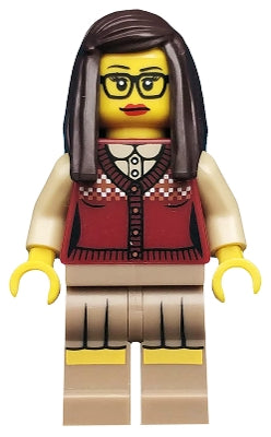 col145 Librarian, Series 10 (Minifigure Only without Stand and Accessories)