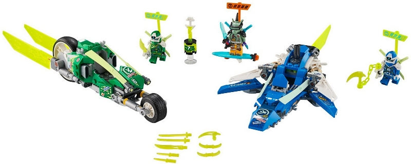 71709 Jay and Lloyd's Velocity Racers- no figs
