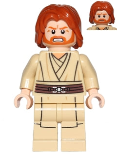 sw0489 Obi-Wan Kenobi (Mid-Length Tousled with Center Part Hair)- with wear