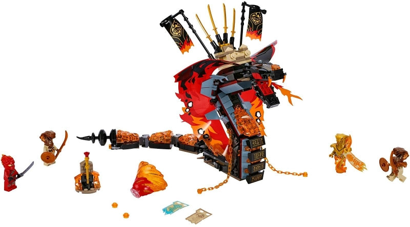 70674 Fire Fang- no figs, missing pieces