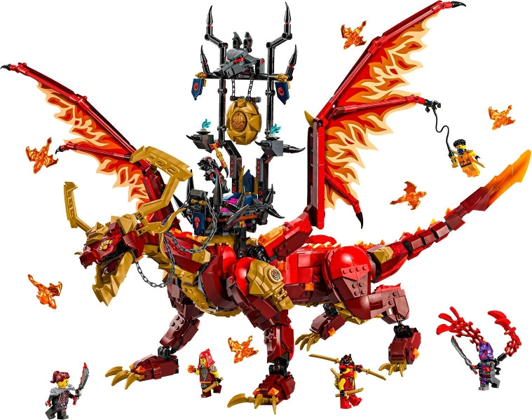 71822 Source Dragon of Motion- missing 2 figs and some pieces