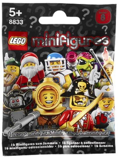 8833 Minifigure, Series 8 (Complete Random Set of 1 Minifigure)