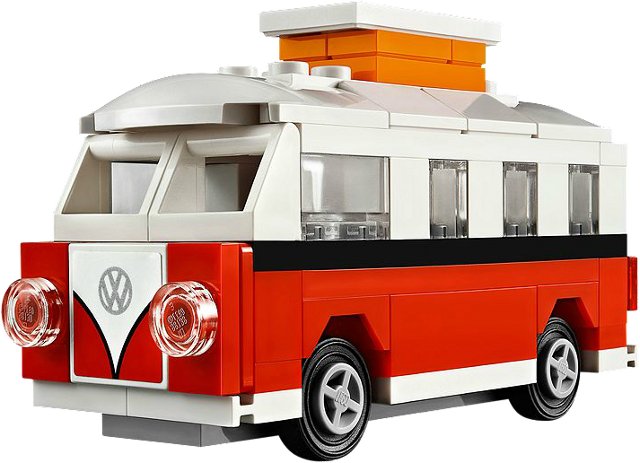 40079 Mini Volkswagen T1 Camper Van (VW Bus) polybag